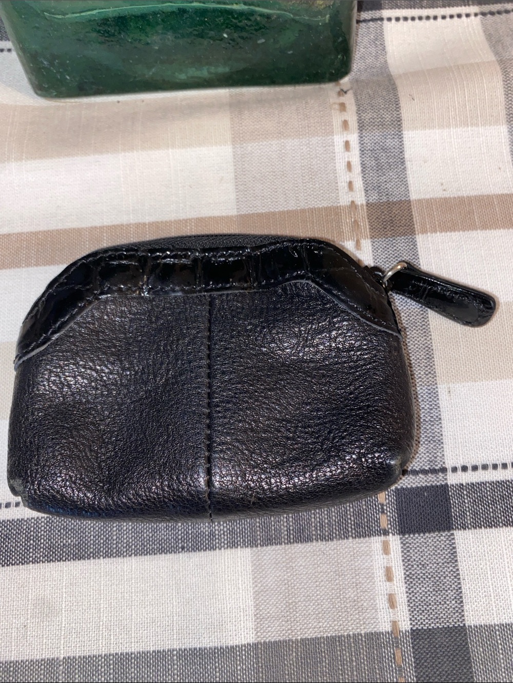 Brighton Coin Purse
Black Leather with a Red Heart Accent - Picture 3 of 7